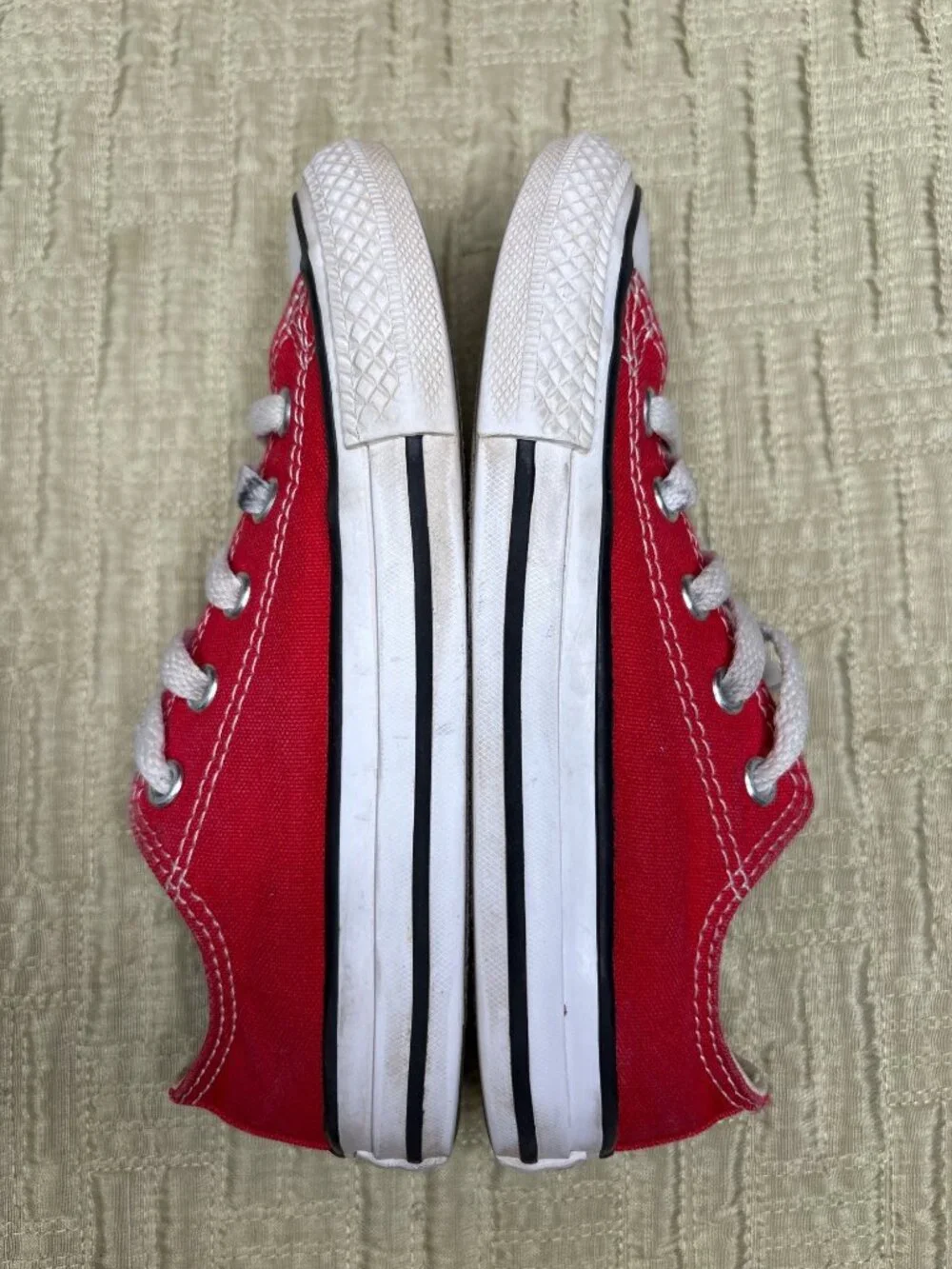 Little Kids' 12 Converse All Star Red Low Chuck Taylors